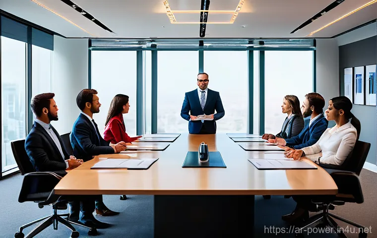파워레인저 팀워크 주제 - A vibrant and harmonious professional team, diverse in ethnicity and gender, with some individuals a...