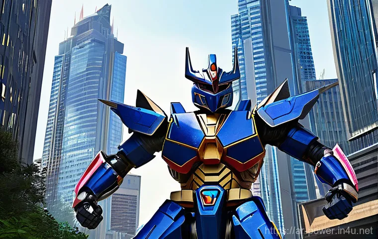 파워레인저 필수 시청 에피소드 - **Prompt 1: The Mighty Morphin Megazord's Epic Formation**
    "A dynamic and vibrant illustration o...