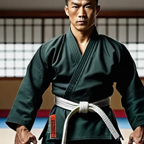 파워레인저 배우들의 현재 근황 - **Prompt 1: The Enduring Legacy of the Martial Arts Master**
    "A powerful, mature man in his late...